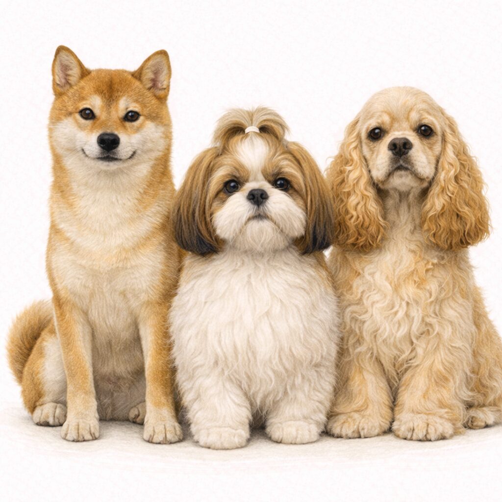 緑内障になりやすい犬種|柴犬・シーズー・アメリカンコッカースパニエル